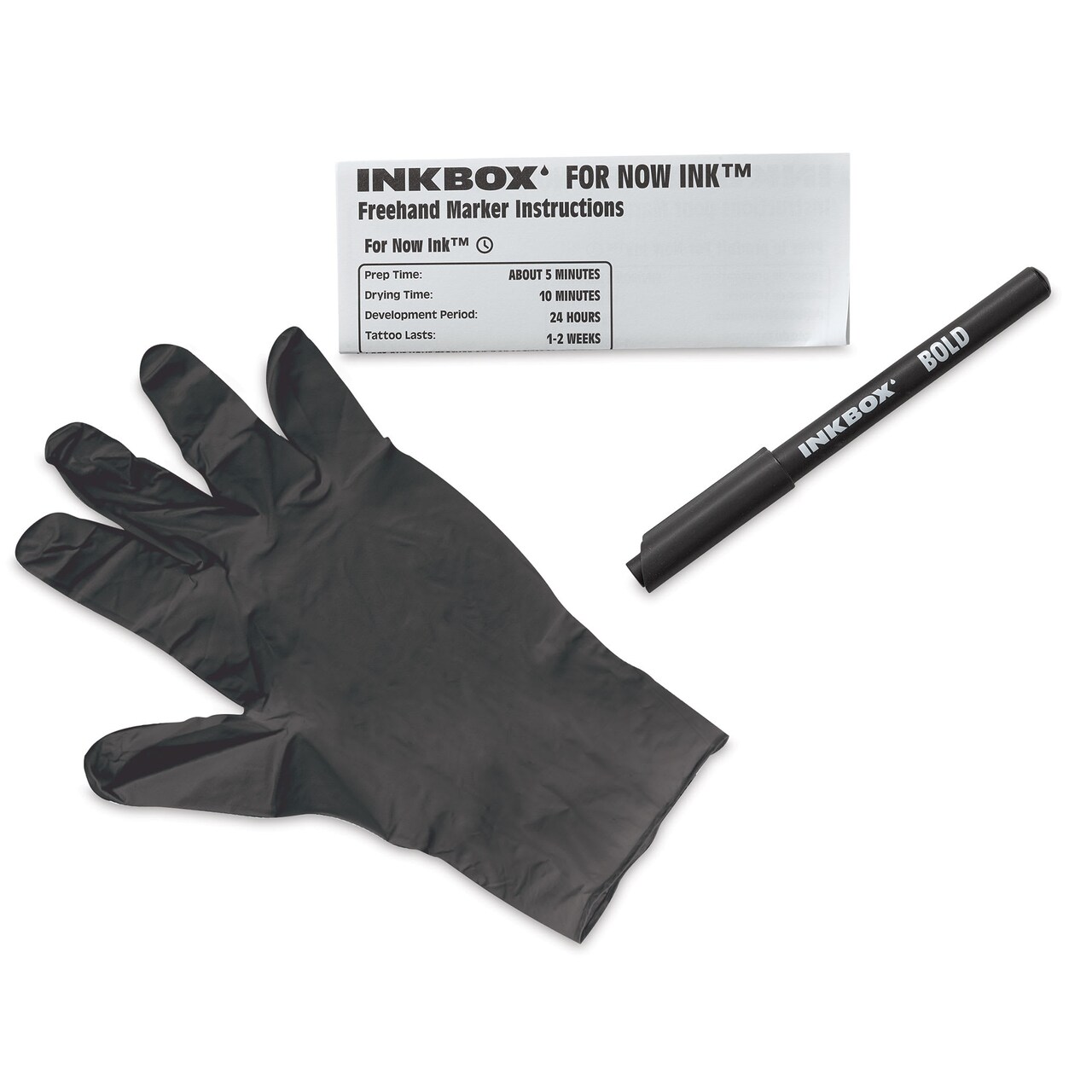 Inkbox Semi-Permanent Freehand Tattoo Marker - Bold Chisel Tip, Black